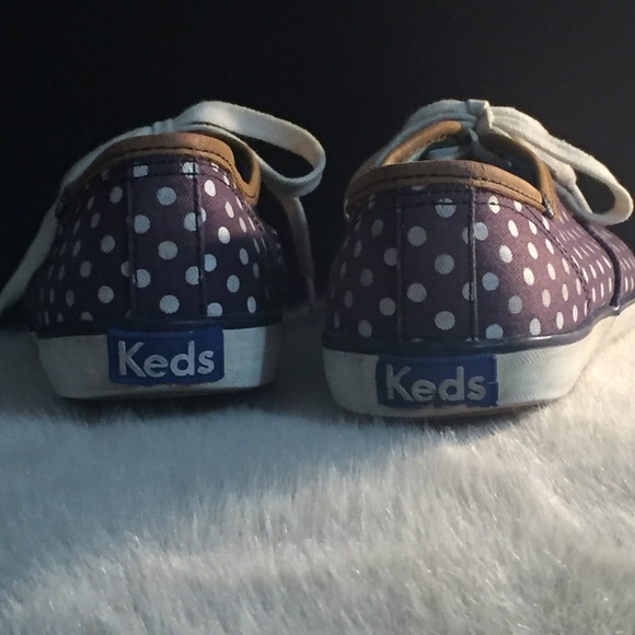 Navy Polka Dot Keds - Picture 7 of 8